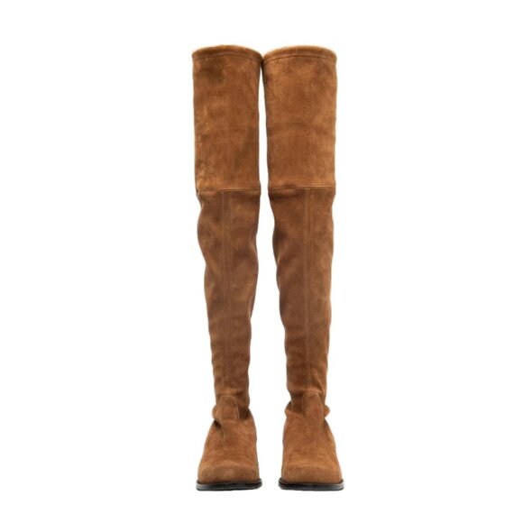 Stuart Weitzman Brown Midland Boots 7 - Picture 2 of 4